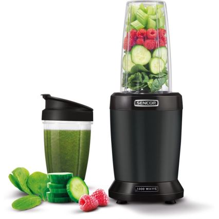 Sencor - Blender do smoothie nutri 1000W/230V czarny