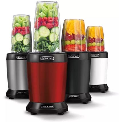 Sencor - Blender do smoothie nutri 1000W/230V czarny