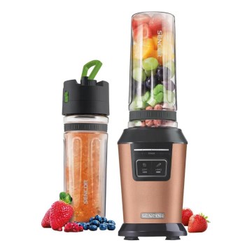 Sencor - Blender do smoothie z akcesoriami 800W/230V miedziany