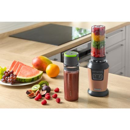 Sencor - Blender do smoothie z akcesoriami 800W/230V miedziany