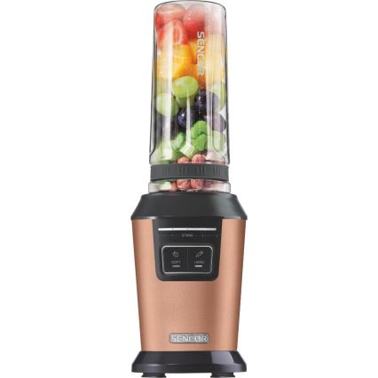Sencor - Blender do smoothie z akcesoriami 800W/230V miedziany