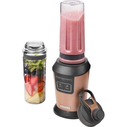 Sencor - Blender do smoothie z akcesoriami 800W/230V miedziany