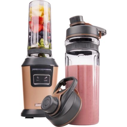 Sencor - Blender do smoothie z akcesoriami 800W/230V miedziany
