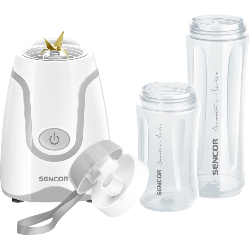Sencor - Blender do smoothie z kompletem akcesoriów 500W/230V