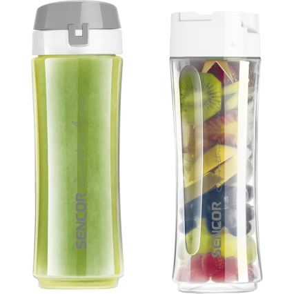 Sencor - Blender do smoothie z kompletem akcesoriów 500W/230V