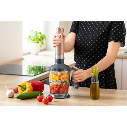 Sencor - Blender kijowy 4w1 1200W/230V stal nierdzewna/miedź