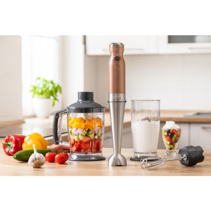 Sencor - Blender kijowy 4w1 1200W/230V stal nierdzewna/miedź