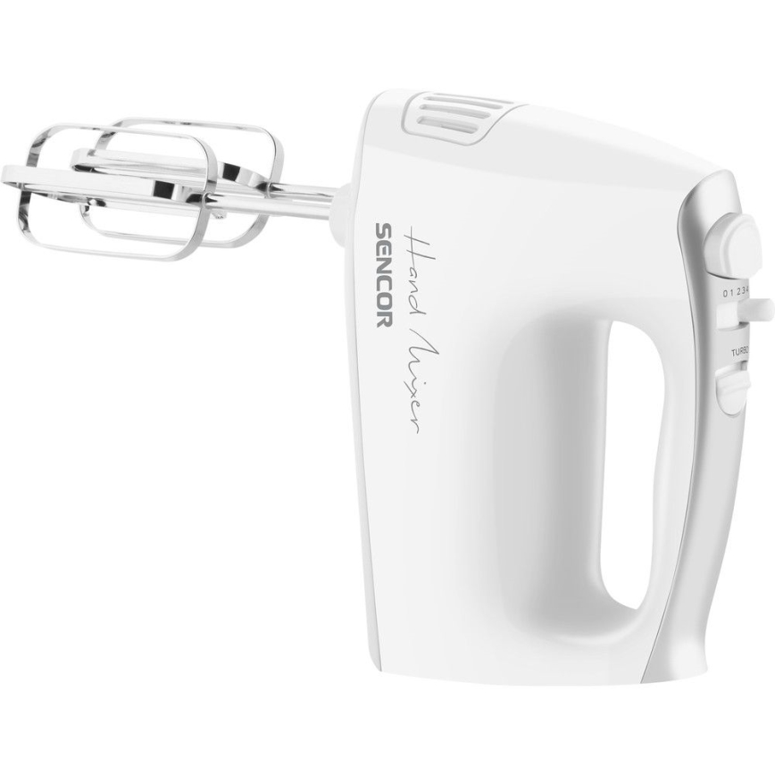 Sencor - Blender ręczny z akcesoriami 500W/230V biały