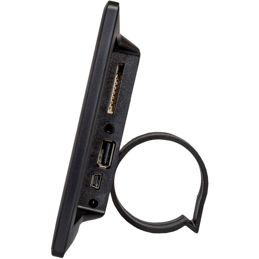 Sencor - Cyfrowa ramka na zdjęcia 7 z głośnikiem 230V czarna + pilot zdalnego sterowania