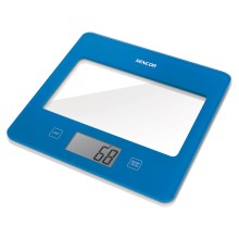 Sencor - Cyfrowa waga kuchenna 1xCR2032 niebieska