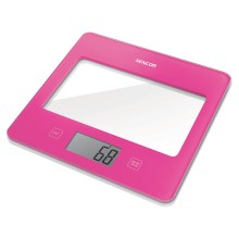 Sencor - Cyfrowa waga kuchenna 1xCR2032 różowa