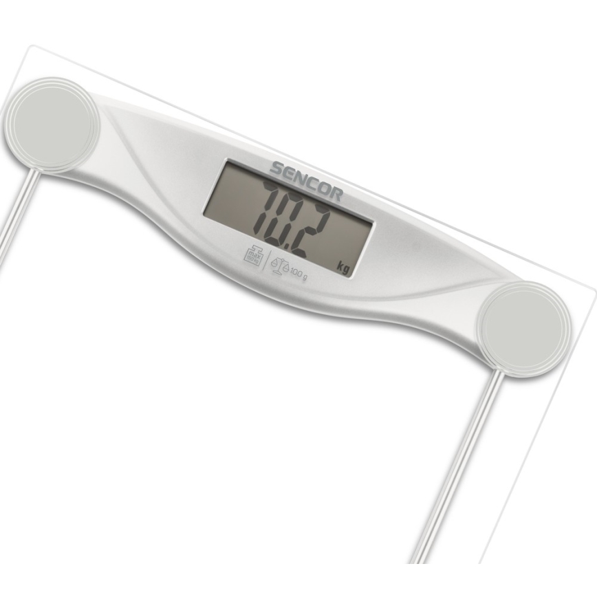 Sencor - Cyfrowa waga osobista z wyświetlaczem LCD 1xCR2032