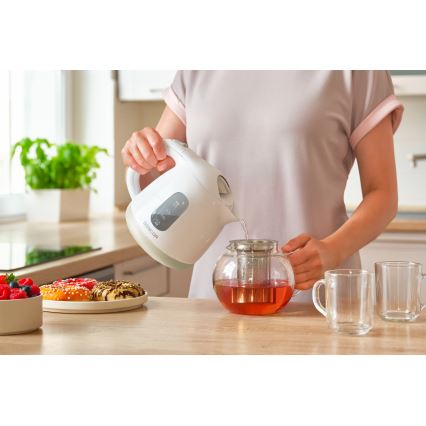 Sencor - Czajnik 1 l 1100W/230V biały/beżowy