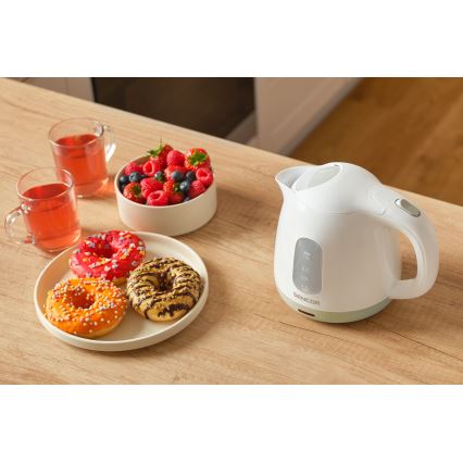 Sencor - Czajnik 1 l 1100W/230V biały/beżowy