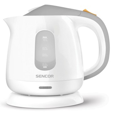 Sencor - Czajnik 1 l 1100W/230V biały/szary