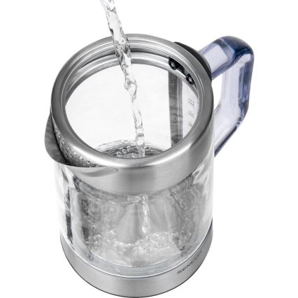 Sencor - Czajnik elektryczny z regulacją temperatury 1,5 l 1500 W/230 V, stal nierdzewna