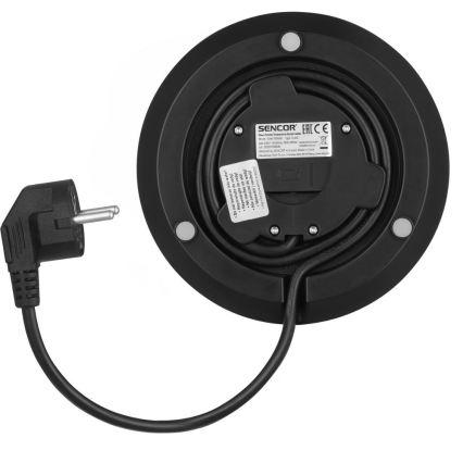 Sencor - Czajnik elektryczny z regulacją temperatury 1,5 l 2150W/230V czarny/różowe złoto