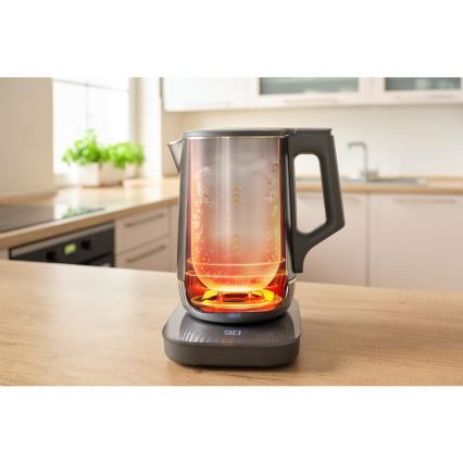 Sencor - Czajnik elektryczny z regulacją temperatury, 1,7 l, 1800W/230V, ze stali nierdzewnej