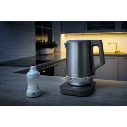 Sencor - Czajnik elektryczny z regulacją temperatury, 1,7 l, 1800W/230V, ze stali nierdzewnej