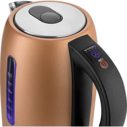 Sencor - Czajnik elektryczny z regulacją temperatury 1,7 l 2150W/230V miedziany