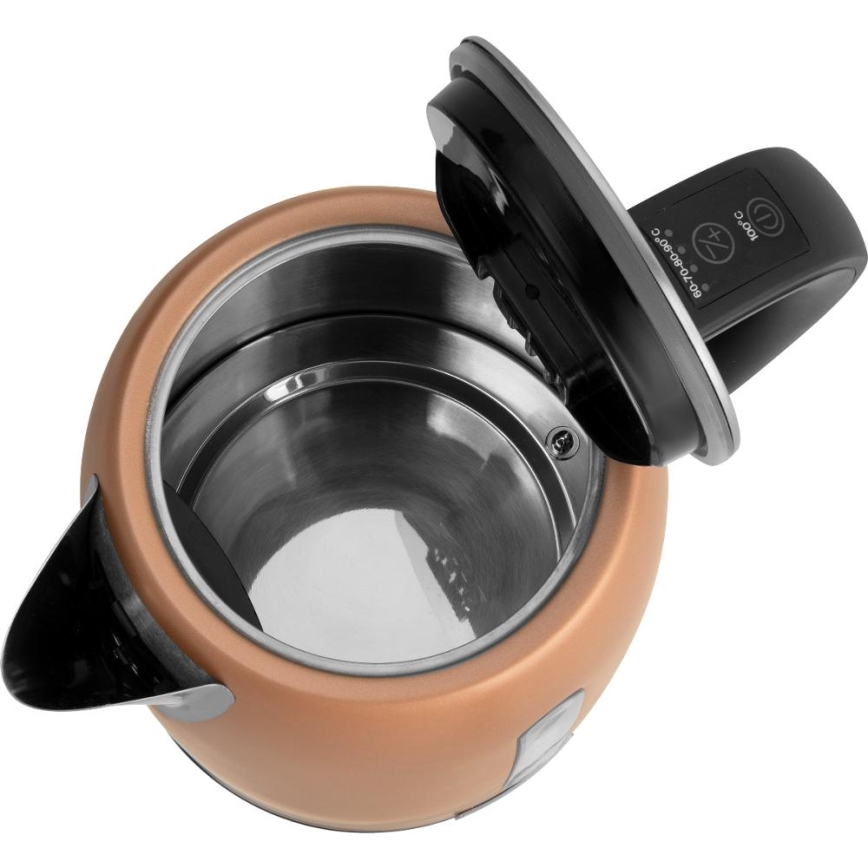 Sencor - Czajnik elektryczny z regulacją temperatury 1,7 l 2150W/230V miedziany