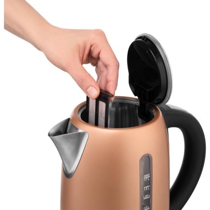 Sencor - Czajnik elektryczny z regulacją temperatury 1,7 l 2150W/230V miedziany