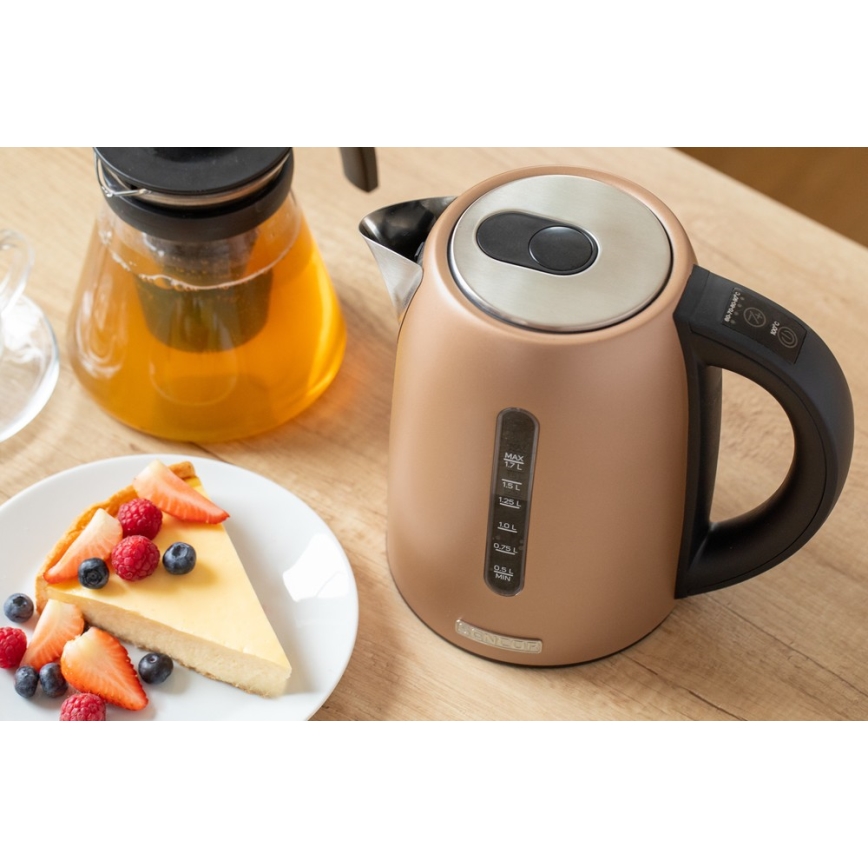 Sencor - Czajnik z termoregulacją 1,7 l 2150W/230V brązowy