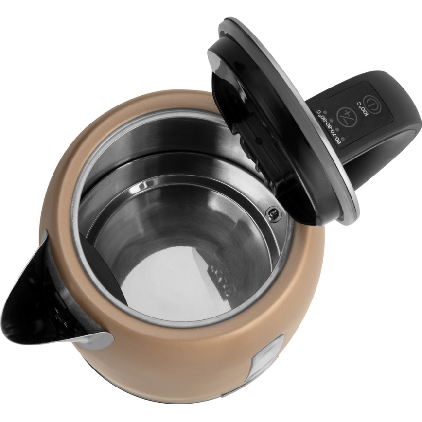 Sencor - Czajnik z termoregulacją 1,7 l 2150W/230V brązowy