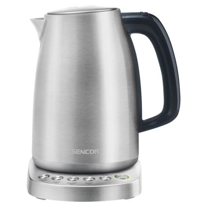 Sencor - Czajnik z termoregulacją 1,7 l 2200W/230V stal nierdzewna
