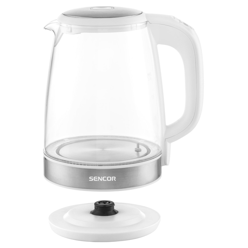 Sencor - Czajnik z termoregulacją 2 l 2200W/230V biały
