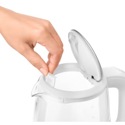 Sencor - Czajnik z termoregulacją 2 l 2200W/230V biały