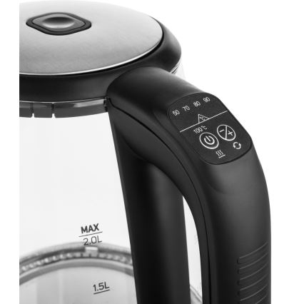 Sencor - Czajnik z termoregulacją 2 l 2200W/230V