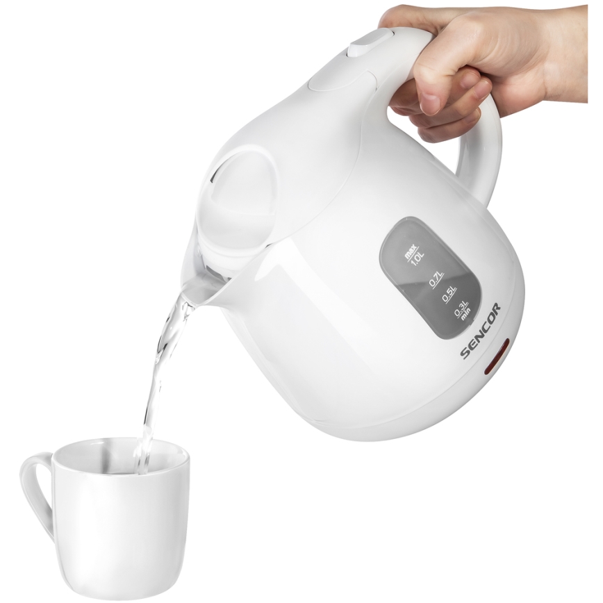 Sencor - Czajnik1 l 1100W/230V biały