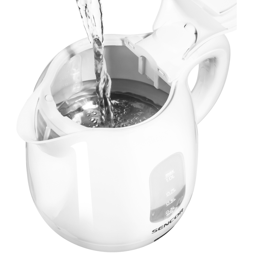 Sencor - Czajnik1 l 1100W/230V biały