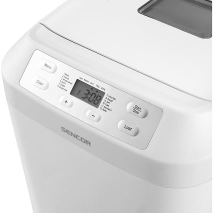 Sencor - Domowa maszyna do pieczenia chleba z wyświetlaczem LCD 550W/230V
