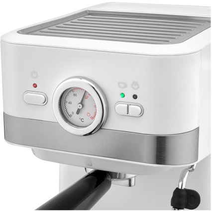 Sencor - Ekspres do kawy ciśnieniowy 1050W/230V biały/matowy chrom