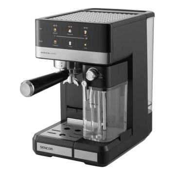 Sencor - Ekspres kolbowy do espresso 1350W/230V czarny/matowy chrom