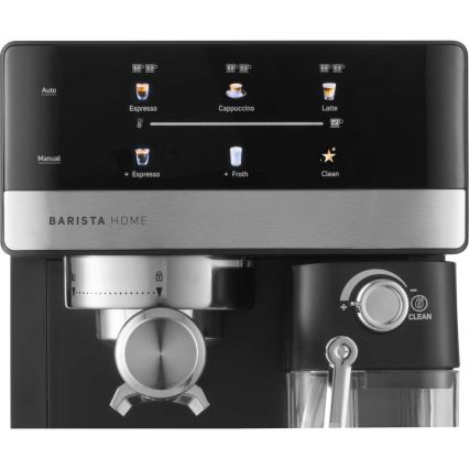 Sencor - Ekspres kolbowy do espresso 1350W/230V czarny/matowy chrom