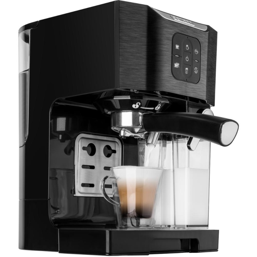 Sencor - Ekspres kolbowy do espresso 1450W/230V czarny/matowy chrom
