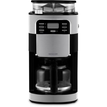 Sencor - Ekspres przelewowy do kawy 1,5 l z wyświetlaczem LCD 900W/230V