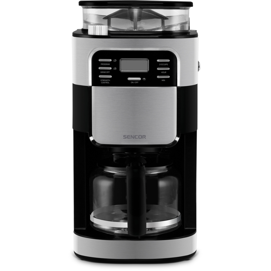 Sencor - Ekspres przelewowy do kawy 1,5 l z wyświetlaczem LCD 900W/230V