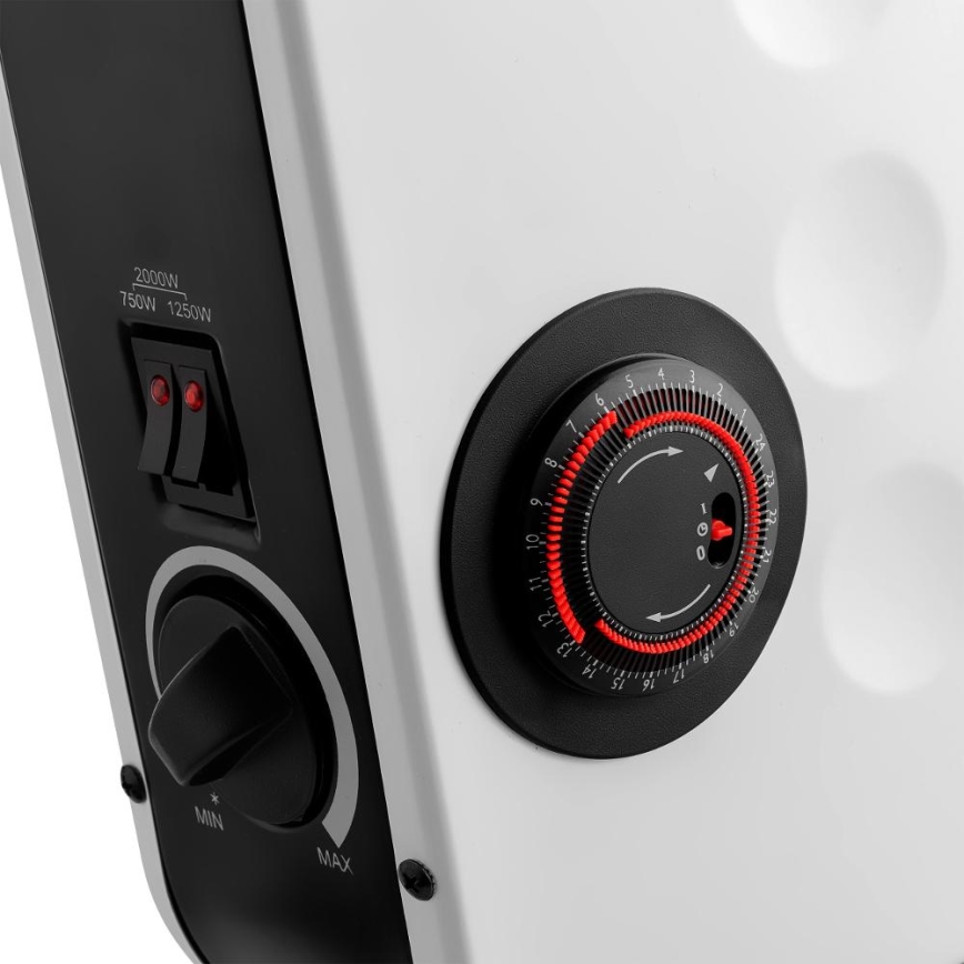 Sencor - Elektryczny grzejnik/konwektor 750/1250/2000W z termostatem