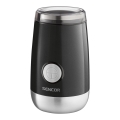Sencor - Elektryczny młynek do kawy 60 g 150W/230V czarny/matowy chrom