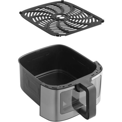 Sencor - Frytkownica beztłuszczowa 9 l 1700W/230V czarna/matowy chrom
