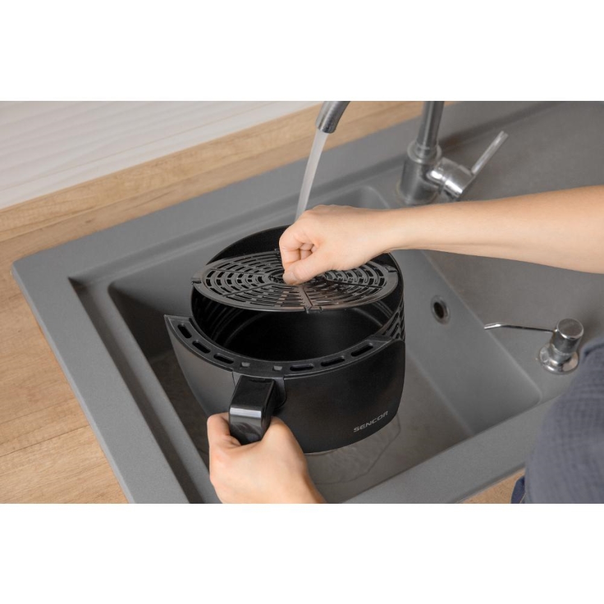 Sencor - Frytkownica na gorące powietrze 3,5 l 1300W/230V czarny