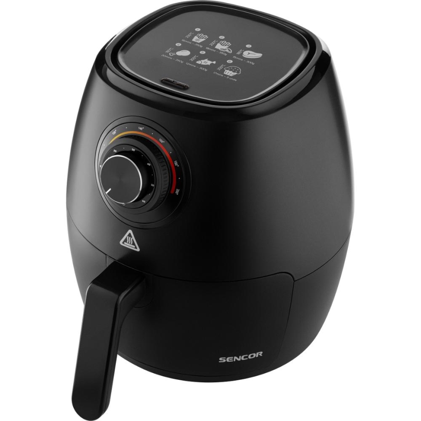 Sencor - Frytkownica na gorące powietrze 3,5 l 1300W/230V czarny