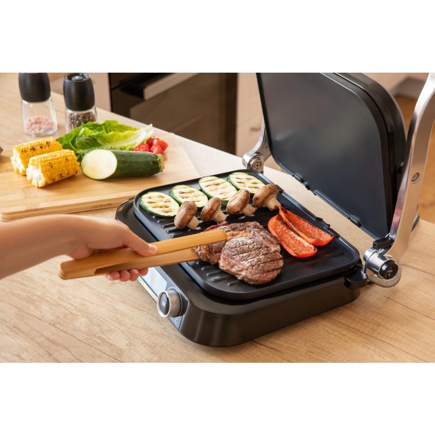 Sencor - Grill elektryczny 2100W/230V czarny
