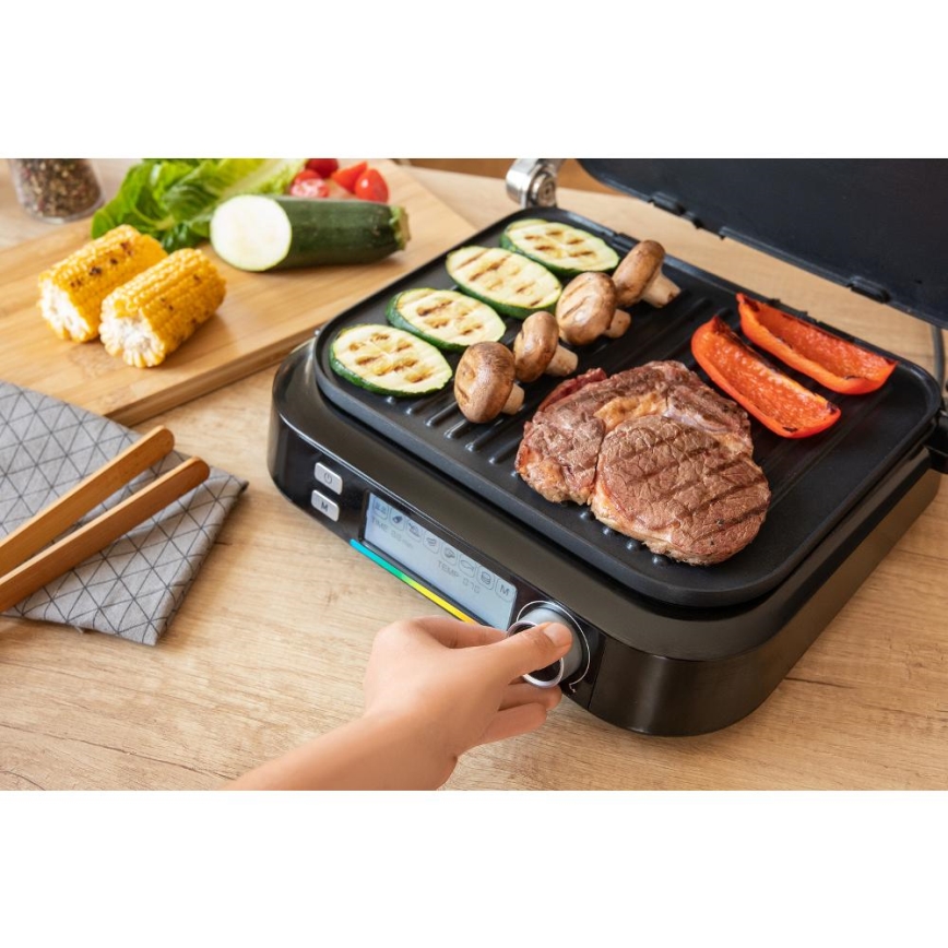 Sencor - Grill elektryczny 2100W/230V czarny