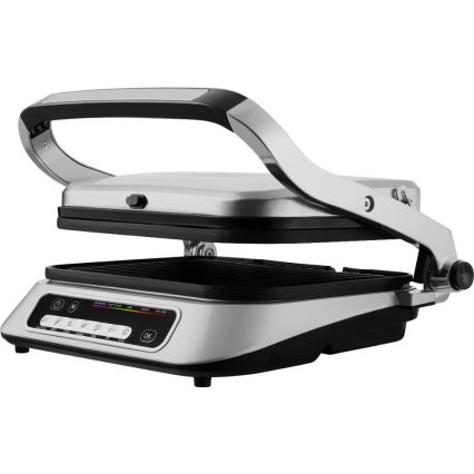 Sencor - Grill elektryczny 2100W/230V matowy chrom