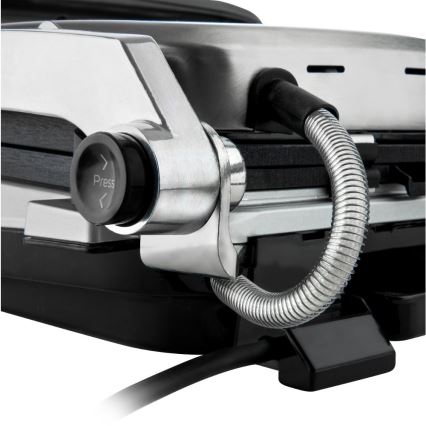 Sencor - Grill elektryczny 2100W/230V matowy chrom